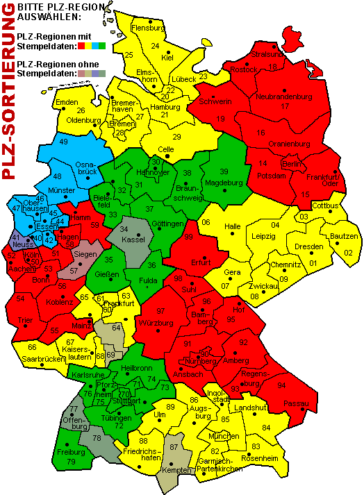 PLZ DEUTSCHLAND